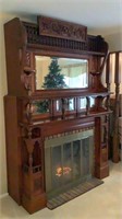 Antique Fireplace Surround Electric Fireplace