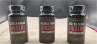 3 Bottles of Ginseng Capsules March 2021