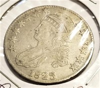 1823 Bust Half F