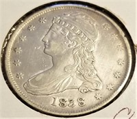 1838 R.E. Half Dollar XF-Cleaned