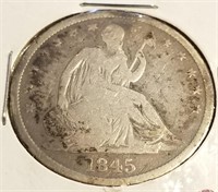 1845-O Half Dollar G-Cleaned