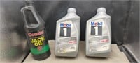 2 Qts Mobile 1   15w50 Synthetic oil. & Hydraulic