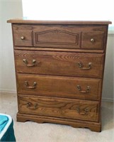 4 Drawer Child Craft Oak Dresser