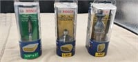 3 Bosch Router bits