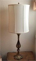 Vintage Brass & Glass Lamp