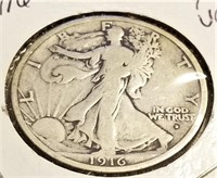 1916-D Half Dollar VG