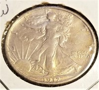 1917-S Rev. Half Dollar VF