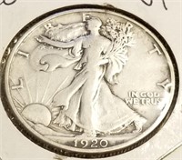 1920 Half Dollar VF