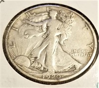1920-S Half Dollar VF