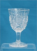 Early Pressed Glass Stemmed Cordial