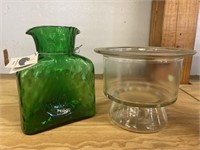 Blenko Glass Pitcher, Canister No Lid