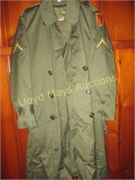Vintage US Army Trench Coat w/ Insignia