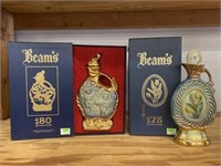 2 Beam's Decanters