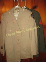 USMC Dress Uniform Jackets w/ Insignia - 2pc