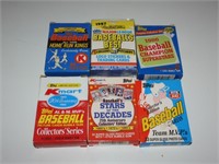 6 Wax Packs 1980's Baseball Cards