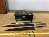 Austria Stainless Steel Knives, Jewelry Box