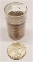 Roll of (17) Silver Dollars (Various