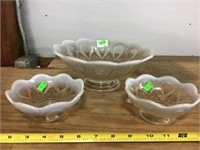 Iridescent Berry Bowls And Fruit Bowl