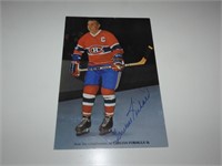 Maurice Richard Montreal Autographed Picture