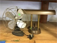 Desk Lamp, Eskimo Desk Fan