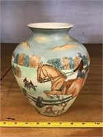 Fox Hunt Vase