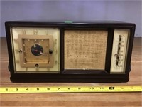 Telechron Clock Radio Missing Knobs Untested