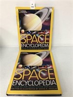 2 PCS NATIONAL GEOGRAPHIC SPACE ENCYCLOPEDIA