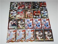 Lot of 20 Action Packed Football Cards Rice Elway+