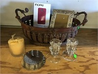 Metal Basket, Phone Case, Picture Frame, Candle