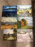 6 Oil On Canvas
