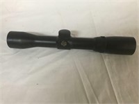 Rifle scope with 1” Tube. Missing one cover!