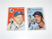 1954 Baseball Cards Lopat & Pillette