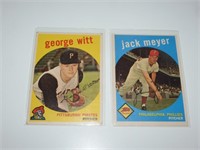 1959 Baseball Cards Meyer & Witt