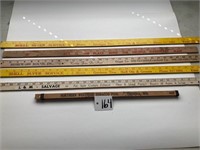 Wood Advertising Measure Sticks