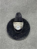 Rare Silver & Palladium Mens Class Ring CORONADO