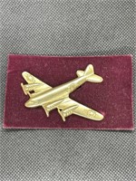 Extra Rare WWII US War Plane Brooch in Excel Cond