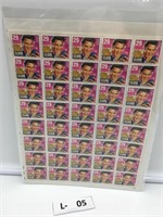 Elvis Presley Full Sheet Stamps