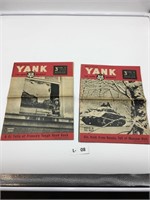 Lot of 2 - 1945 WWII Yank Magazine