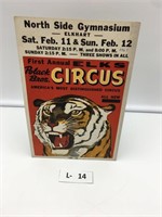 Vintage Stand up Circus Poster