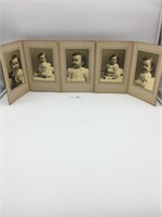1940s Fold out Photos Little Girl