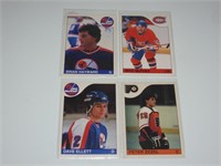 4 1985 86 OPC Hockey Rookie Cards
