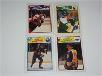 Lot of 4  OPC 1988 89 Hockey Cards Rookie