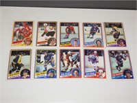 10 1984 85 OPC Hockey Cards Rookie & Stars