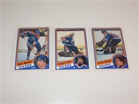 3 1984 85 OPC Hockey Cards Stars Fuhr Messier +