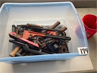 Tote of Misc. Hand Tools