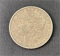 1878 Morgan Silver Dollar US $1 Coin