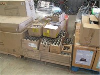 Pallet of hair products