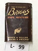 Vintage Briggs Pipe Mixture Tin