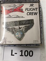 Jr Flight Crew Jr Pilot Badge