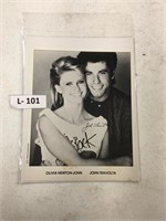 John Travolta Photo w/Signature
